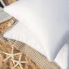 imagePhantoscope Pack of 2 Outdoor Waterproof Throw Pillow Covers with Contrast Piping Decorative Square Cushion Case Patio Pillows for Couch Tent Sunbrella Sage Green 18x18 inchesWhite