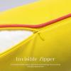 imagePhantoscope Pack of 2 Outdoor Waterproof Throw Pillow Covers with Contrast Piping Decorative Square Cushion Case Patio Pillows for Couch Tent Sunbrella Sage Green 18x18 inchesLemon Yellow