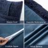 imagePhantoscope Pack of 2 Sherpa Throw Decorative Pillow Cover GeometricPattern Faux Fur Fluffy Cushion Cases Soft Pillow Cases for BedroomCouchNavy Blue 12 x 20 InchesNavy Blue