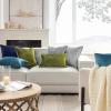 imagePhantoscope Pack of 2 Velvet Decorative Throw Decorative Pillow Cover  Crushed Velvet Handmade Pleated Design  Soft Solid Square Pillow Case for Couch Bed and Chair Green 18 x 18 inches 45 x 45 cmLake Blue