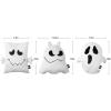 imagePhantoscope Pack of 3 Halloween Ghost Decorative Throw Pillows Cute Spooky Shaped 3D Print Cushion White