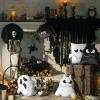 imagePhantoscope Pack of 3 Halloween Ghost Decorative Throw Pillows Cute Spooky Shaped 3D Print Cushion White