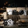 imagePhantoscope Pack of 3 Halloween Ghost Decorative Throw Pillows Cute Spooky Shaped 3D Print Cushion White
