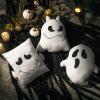 imagePhantoscope Pack of 3 Halloween Ghost Decorative Throw Pillows Cute Spooky Shaped 3D Print Cushion White