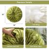 imagePhantoscope Round Throw Pillow Handcrafted Pumpkin Velvet Floor Pillow Couch Bed and Chair Light Green 16 x 16 inches 40 x 40 cm