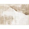 imagePhantoscope Modern Area Rug 9x12  Abstract Tribal Motif Geometric Blocks Pattern Washable NonSlip Rugs for Living Room Bedroom Dining Room Vintage LowPile Floor Carpet Warm TerracottaCreamLinen BeigeTaupe