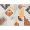 imagePhantoscope Modern Area Rug 9x12  Abstract Tribal Motif Geometric Blocks Pattern Washable NonSlip Rugs for Living Room Bedroom Dining Room Vintage LowPile Floor Carpet Warm TerracottaCreamWarm TerracottaCream