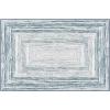imagePhantoscope Modern Area Rug 9x12  Abstract Tribal Motif Geometric Blocks Pattern Washable NonSlip Rugs for Living Room Bedroom Dining Room Vintage LowPile Floor Carpet Warm TerracottaCreamCoastal BlueGrey