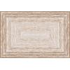 imagePhantoscope Modern Area Rug 9x12  Abstract Tribal Motif Geometric Blocks Pattern Washable NonSlip Rugs for Living Room Bedroom Dining Room Vintage LowPile Floor Carpet Warm TerracottaCreamNeutral BeigeRust