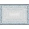 imagePhantoscope Modern Area Rug 9x12  Abstract Tribal Motif Geometric Blocks Pattern Washable NonSlip Rugs for Living Room Bedroom Dining Room Vintage LowPile Floor Carpet Warm TerracottaCreamCoastal BlueGrey