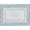 imagePhantoscope Modern Area Rug 9x12  Abstract Tribal Motif Geometric Blocks Pattern Washable NonSlip Rugs for Living Room Bedroom Dining Room Vintage LowPile Floor Carpet Warm TerracottaCreamCoastal BlueGrey