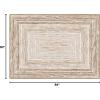 imagePhantoscope Modern Area Rug 9x12  Abstract Tribal Motif Geometric Blocks Pattern Washable NonSlip Rugs for Living Room Bedroom Dining Room Vintage LowPile Floor Carpet Warm TerracottaCreamNeutral BeigeRust