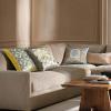 imagePhantoscope Set of 4 New Living Series Leaf Geometric Throw Decorative Velvet Pillow Cover Cushion Cover Christmas Green 18 x 18 inches 45 x 45 cmBlack and Grey