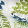 imagePhantoscope Set of 4 New Living Series Leaf Geometric Throw Decorative Velvet Pillow Cover Cushion Cover Christmas Green 18 x 18 inches 45 x 45 cmBlue