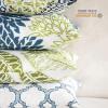 imagePhantoscope Set of 4 New Living Series Leaf Geometric Throw Decorative Velvet Pillow Cover Cushion Cover Christmas Green 18 x 18 inches 45 x 45 cmBlue
