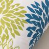 imagePhantoscope Set of 4 New Living Series Leaf Geometric Throw Decorative Velvet Pillow Cover Cushion Cover Christmas Green 18 x 18 inches 45 x 45 cmBlue