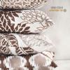imagePhantoscope Set of 4 New Living Series Leaf Geometric Throw Decorative Velvet Pillow Cover Cushion Cover Christmas Green 18 x 18 inches 45 x 45 cmCaramel