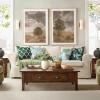 imagePhantoscope Set of 4 New Living Series Leaf Geometric Throw Decorative Velvet Pillow Cover Cushion Cover Christmas Green 18 x 18 inches 45 x 45 cmChristmas Green