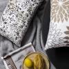 imagePhantoscope Set of 4 New Living Series Leaf Geometric Throw Decorative Velvet Pillow Cover Cushion Cover Christmas Green 18 x 18 inches 45 x 45 cmCoffee