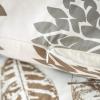 imagePhantoscope Set of 4 New Living Series Leaf Geometric Throw Decorative Velvet Pillow Cover Cushion Cover Christmas Green 18 x 18 inches 45 x 45 cmCoffee