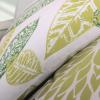 imagePhantoscope Set of 4 New Living Series Leaf Geometric Throw Decorative Velvet Pillow Cover Cushion Cover Christmas Green 18 x 18 inches 45 x 45 cmDark Green