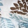 imagePhantoscope Set of 4 New Living Series Leaf Geometric Throw Decorative Velvet Pillow Cover Cushion Cover Christmas Green 18 x 18 inches 45 x 45 cmWater Blue