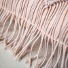 imagePhantoscope 100 Cotton Handmade Crochet Woven Boho Throw Pillow Farmhouse Pillow Insert Included Decorative Cushion for Couch Sofa Off White 18 x 18 inchesLight Pink