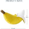 imagePhantoscope Fruit Shaped Pillows Series Grape Shape Throw Pillow Fun Home Decor of Fruit Themed Shaped Cushions Fall Decorative Shaped Pillow for Couch Bed and Chair Purple 18 x 13 inchesBanana Yellow