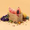 imagePhantoscope Fruit Shaped Pillows Series Grape Shape Throw Pillow Fun Home Decor of Fruit Themed Shaped Cushions Fall Decorative Shaped Pillow for Couch Bed and Chair Purple 18 x 13 inchesPineapple Yellow