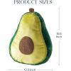 imagePhantoscope Fruit Shaped Pillows Series Grape Shape Throw Pillow Fun Home Decor of Fruit Themed Shaped Cushions Fall Decorative Shaped Pillow for Couch Bed and Chair Purple 18 x 13 inchesAvocado Green