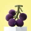 imagePhantoscope Fruit Shaped Pillows Series Grape Shape Throw Pillow Fun Home Decor of Fruit Themed Shaped Cushions Fall Decorative Shaped Pillow for Couch Bed and Chair Purple 18 x 13 inchesGrape Purple