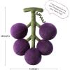 imagePhantoscope Fruit Shaped Pillows Series Grape Shape Throw Pillow Fun Home Decor of Fruit Themed Shaped Cushions Fall Decorative Shaped Pillow for Couch Bed and Chair Purple 18 x 13 inchesGrape Purple