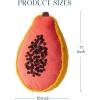 imagePhantoscope Fruit Shaped Pillows Series Grape Shape Throw Pillow Fun Home Decor of Fruit Themed Shaped Cushions Fall Decorative Shaped Pillow for Couch Bed and Chair Purple 18 x 13 inchesPapaya Pink