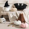 imagePhantoscope Teddy Fleece Pumpkin Throw Pillows Ultra Soft Sherpa Decorative Cute 3D Shaped Cushion Army Green 6 x 12 inchesBlush Pink