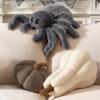imagePhantoscope Teddy Fleece Pumpkin Throw Pillows Ultra Soft Sherpa Decorative Cute 3D Shaped Cushion Army Green 6 x 12 inchesDark Brown