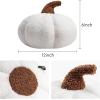 imagePhantoscope Teddy Fleece Pumpkin Throw Pillows Ultra Soft Sherpa Decorative Cute 3D Shaped Cushion Army Green 6 x 12 inchesWhite