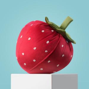 imagePhantoscope Fruit Shaped Pillows Series Grape Shape Throw Pillow Fun Home Decor of Fruit Themed Shaped Cushions Fall Decorative Shaped Pillow for Couch Bed and Chair Purple 18 x 13 inchesStrawberry Red