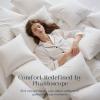 imagePhantoscope 100 Virgin Fiber Pillow Inserts Premium Microfine Fiber Square Hypoallergenic Throw Pillow Inserts for Bedroom Study Chair 18x18 inches Pack of 44