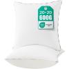 imagePhantoscope Pillows Insert Pack of 2 18 x 18 Inches White  Hypoallergenic 100 Virgin Fiber Square Form Microfiber Throw Pillows  Indoor Decor Pillow Inserts Stuffer Bed Sofa and Couch2
