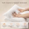 imagePhantoscope Premium 18x18 Throw Pillow Inserts UltraSoft Pillow Inserts with Quilted Air Layer Decorative Indoor Throw Pillows for Couch Bedroom Cushion Sham Stuffer Pack of 12