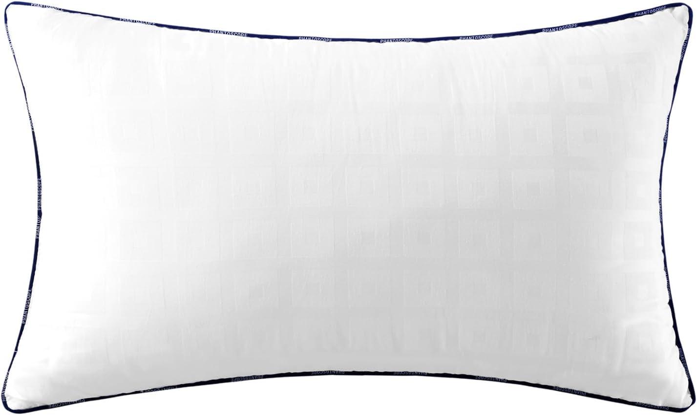 imagePhantoscope 18x18 Pillow Inserts Decorative Throw Pillow Inserts with 100 Cotton Jacquard Cover Virgin Fiber Pillow Sham Stuffer Square Couch Cushion Pillows Pack of 1 18x18 InchJacquard White