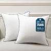 image:imagePhantoscope 12x20 Pillow Inserts Decorative Throw Pillow Inserts with 100 Cotton Jacquard Cover Virgin Fiber Pillow Sham Stuffer Lumbar Square Couch Cushion Pillows Pack of 2 12x20 InchJacquard White