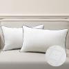 image:imagePhantoscope 12x20 Pillow Inserts Decorative Throw Pillow Inserts with 100 Cotton Jacquard Cover Virgin Fiber Pillow Sham Stuffer Lumbar Square Couch Cushion Pillows Pack of 2 12x20 InchJacquard White