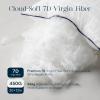 image:imagePhantoscope 12x20 Pillow Inserts Decorative Throw Pillow Inserts with 100 Cotton Jacquard Cover Virgin Fiber Pillow Sham Stuffer Lumbar Square Couch Cushion Pillows Pack of 2 12x20 InchJacquard White