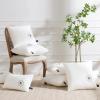 image:imagePhantoscope 18x18 Outdoor Pillow Inserts  Pack of 2 Outdoor Pillows Waterproof Down Alternative Throw Pillows Couch Sham Cushion Stuffer for Patio and Porch FurniturePure White