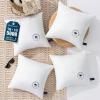 image:imagePhantoscope 18x18 Outdoor Pillow Inserts  Pack of 2 Outdoor Pillows Waterproof Down Alternative Throw Pillows Couch Sham Cushion Stuffer for Patio and Porch FurniturePure White