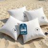 image:imagePhantoscope 18x18 Outdoor Pillow Inserts  Pack of 2 Outdoor Pillows Waterproof Down Alternative Throw Pillows Couch Sham Cushion Stuffer for Patio and Porch FurnitureWhite