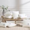 image:imagePhantoscope 18x18 Outdoor Pillow Inserts  Pack of 2 Outdoor Pillows Waterproof Down Alternative Throw Pillows Couch Sham Cushion Stuffer for Patio and Porch FurnitureWhite