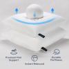 image:imagePhantoscope 18x18 Outdoor Pillow Inserts  Pack of 2 Outdoor Pillows Waterproof Down Alternative Throw Pillows Couch Sham Cushion Stuffer for Patio and Porch FurniturePure White