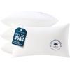 image:imagePhantoscope 18x18 Outdoor Pillow Inserts  Pack of 2 Outdoor Pillows Waterproof Down Alternative Throw Pillows Couch Sham Cushion Stuffer for Patio and Porch FurnitureWhite